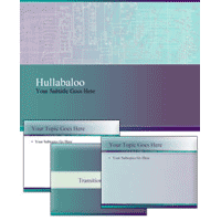 Hullabaloo PowerPoint Template