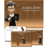Justice PowerPoint Template