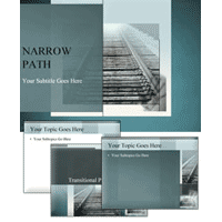 Narrow PowerPoint Template