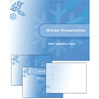 Snowflakes PowerPoint Template