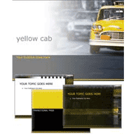 Taxicab PowerPoint Template