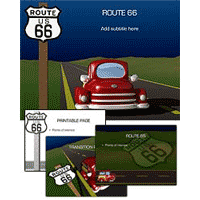 Road PowerPoint Template