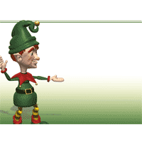 Christmas elves backdrop