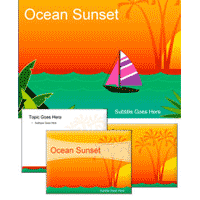 Ocean sunset