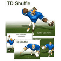 Td shuffle powerpoint template