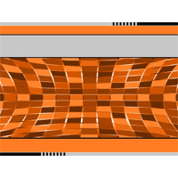 Orange square warp qx