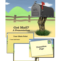 Got Mail PowerPoint template