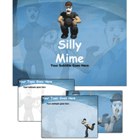 Silly mime power point theme