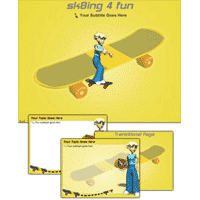 Sk8ing 4 fun power point theme