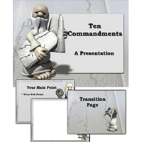 Ten commandments power point theme