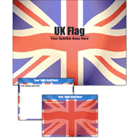 UK flag power point theme