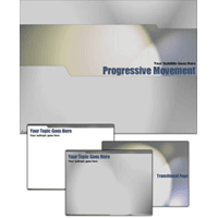 Progressive movement powerpoint template