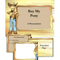 Buy my pony powerpoint template