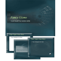 Fancy gizmo powerpoint template