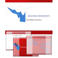 Festive festivity powerpoint template