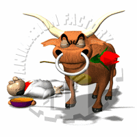 Bull-riding Animation