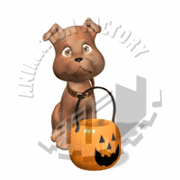 Trick-or-treaters Animation