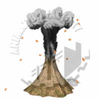 Volcano Animation