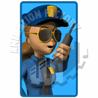 Policwoman Animation