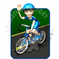 Bicyclists Animation