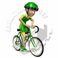 Cyclist Animation