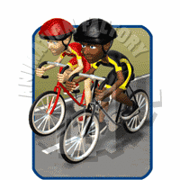Cyclists Animation