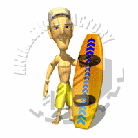 Wakeboarder Animation