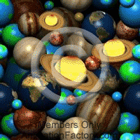 Planets Web Graphic
