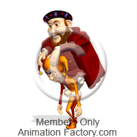 King Henry piggy back ride