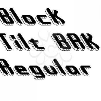 Block Font