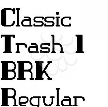 Classic Font