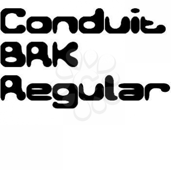 Conduit Font