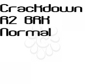 Crackdown Font