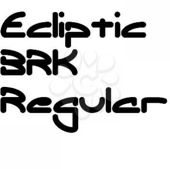 Ecliptic Font
