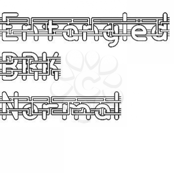 Entangled Font