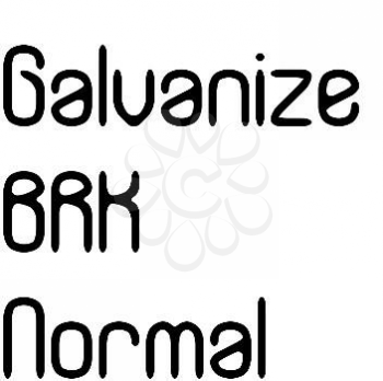 Galvanize Font