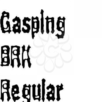 Gasping Font