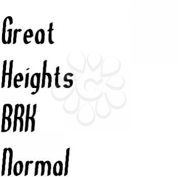 Heights Font
