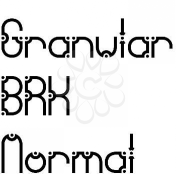 Rounded Font