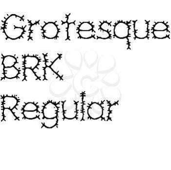 Grotesque Font