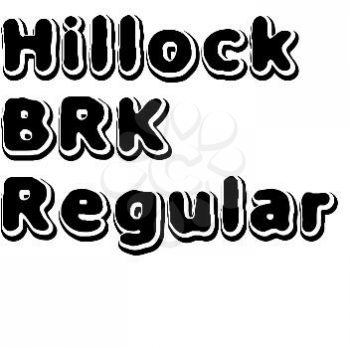 Thick Font