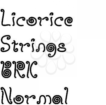 Licorice Font