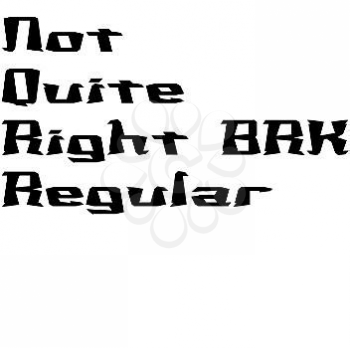 Right Font