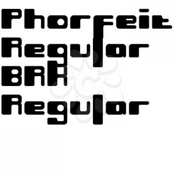 Phorfeit Font