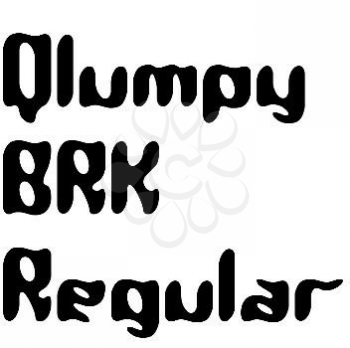 Qlumpy Font