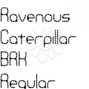 Caterpillar Font