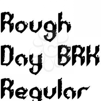 Rough Font