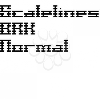 Scalelines Font
