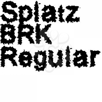 Splatter Font