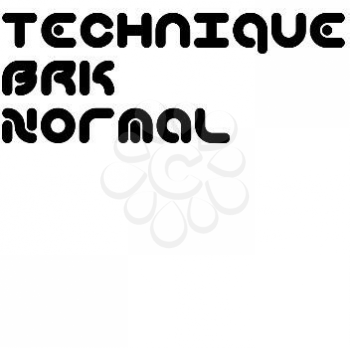 Technique Font